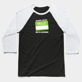 Hello. My name is... (green badge & white text) Baseball T-Shirt